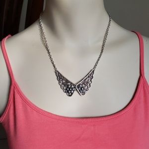 Filigree Angel Wings Necklace Kool Konnections